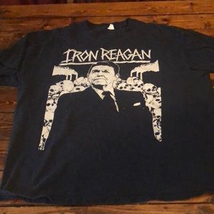 Iron Reagan size large t shirt
